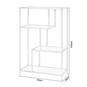 Reisjärvi bokhylla [en.casa]