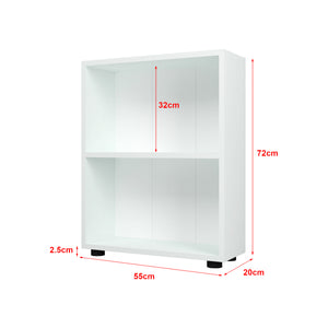 Vara bokhylla i olika storlekar och färger [en.casa]