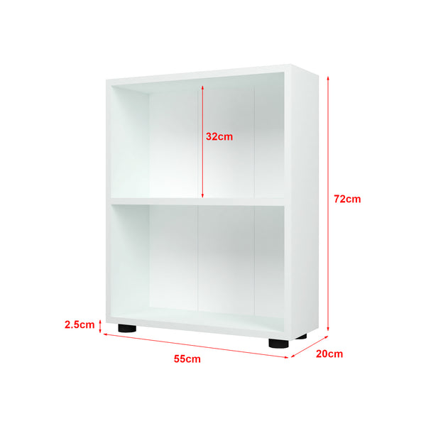 Vara bokhylla i olika storlekar och färger [en.casa]