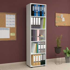 Vara bokhylla i olika storlekar och färger [en.casa]