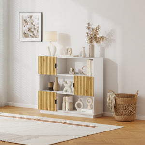 Bokhylla Verhundar 102x120x30 cm [en.casa]
