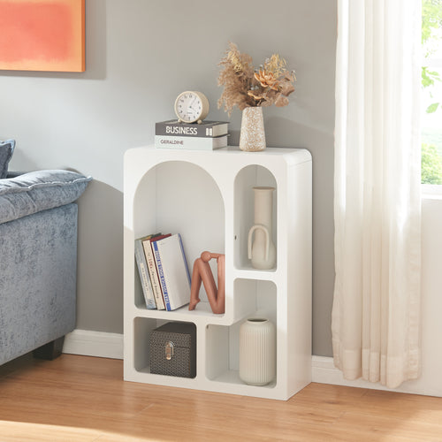 Ställhylla Vågå 80x60x24 cm Vit [en.casa] - premiumXL