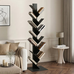 Bokhylla Eksjö Trädform [en.casa]