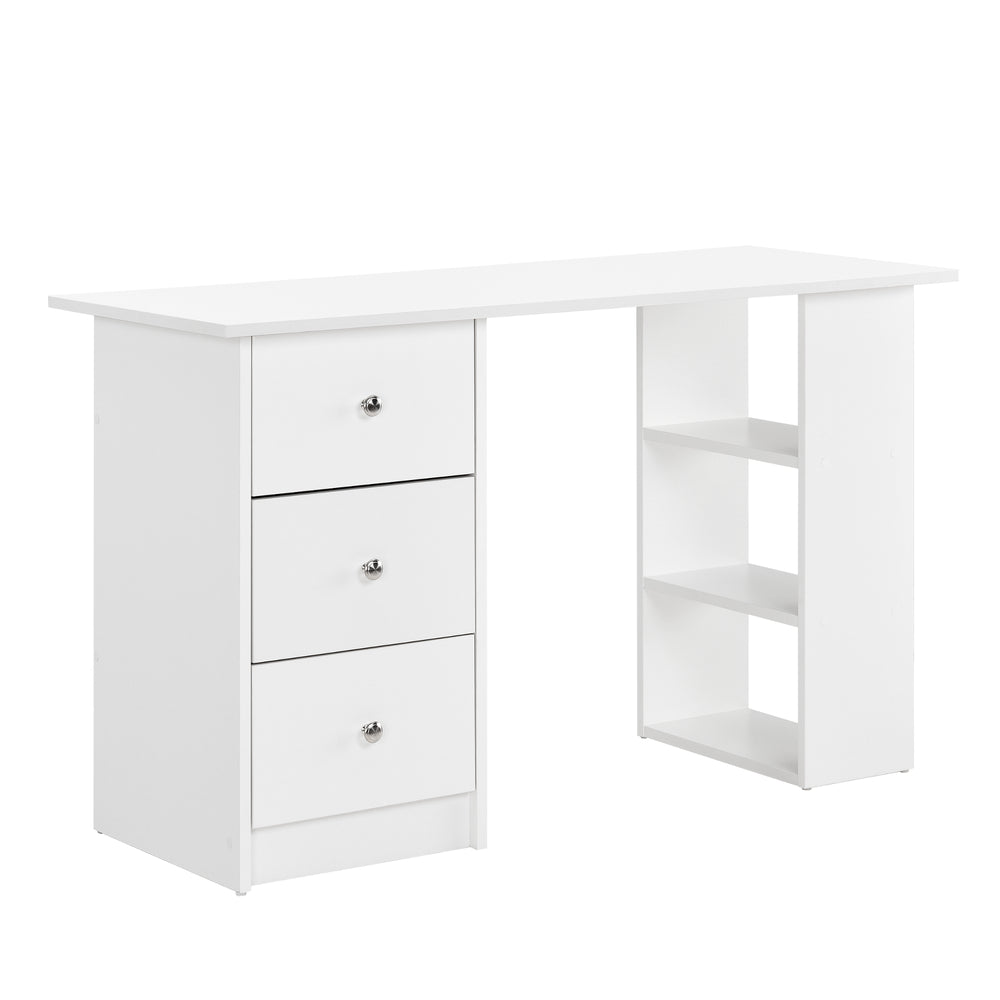 Skrivbord Lemberg 120x50x72 cm Vit [en.casa] - premiumXL