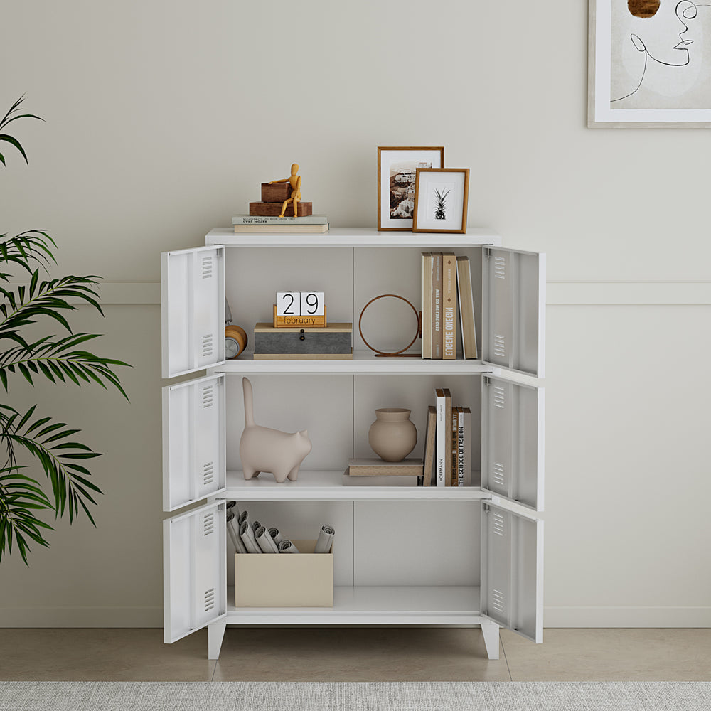Kontorsskåp Hamina 113x80x40cm i olika färger [en.casa] - premiumXL