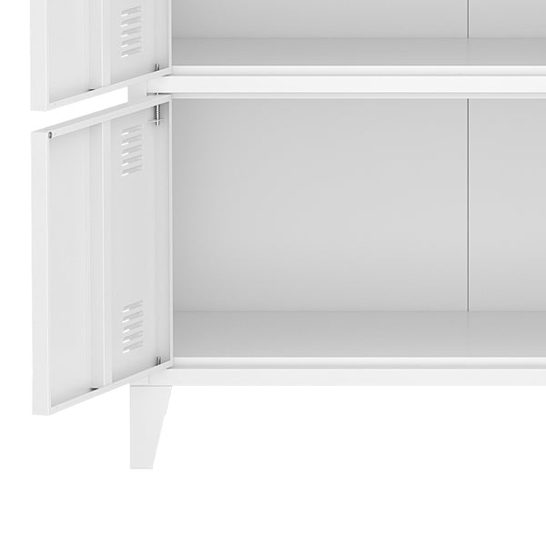 Kontorsskåp Hamina 80x40x82 cm i olika färger [en.casa]