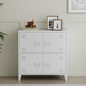 Kontorsskåp Hamina 80x40x82 cm i olika färger [en.casa]