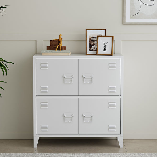 Kontorsskåp Hamina 80x40x82 cm i olika färger [en.casa]