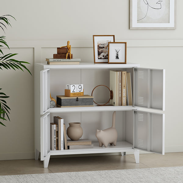 Kontorsskåp Hamina 80x40x82 cm i olika färger [en.casa]