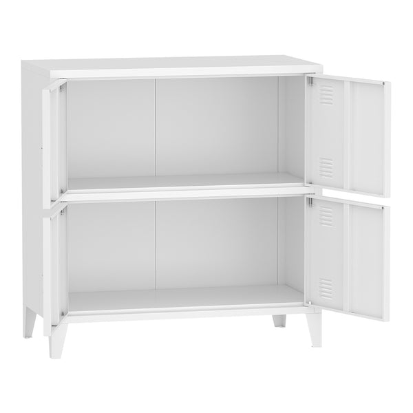 Kontorsskåp Hamina 80x40x82 cm i olika färger [en.casa]