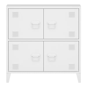 Kontorsskåp Hamina 80x40x82 cm i olika färger [en.casa]