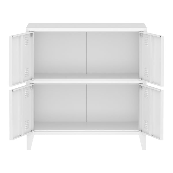 Kontorsskåp Hamina 80x40x82 cm i olika färger [en.casa]