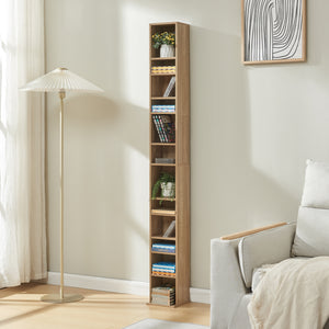 CD-hylla Tynset 175x20x20 cm med 12 fack [en.casa] - premiumXL
