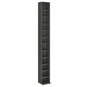 CD hylla bokhylla 175x20x20 cm [en.casa] välj modell