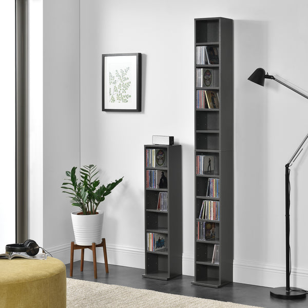 CD hylla bokhylla 175x20x20 cm [en.casa] välj modell