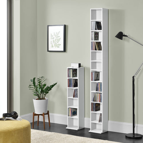 CD hylla bokhylla 175x20x20 cm [en.casa] välj modell