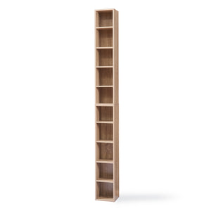 CD-hylla Tynset 187x20x17 cm med 10 fack [en.casa]