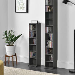 CD hylla bokhylla 90x20x20 cm [en.casa] välj modell