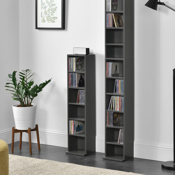 CD hylla bokhylla 90x20x20 cm [en.casa] välj modell