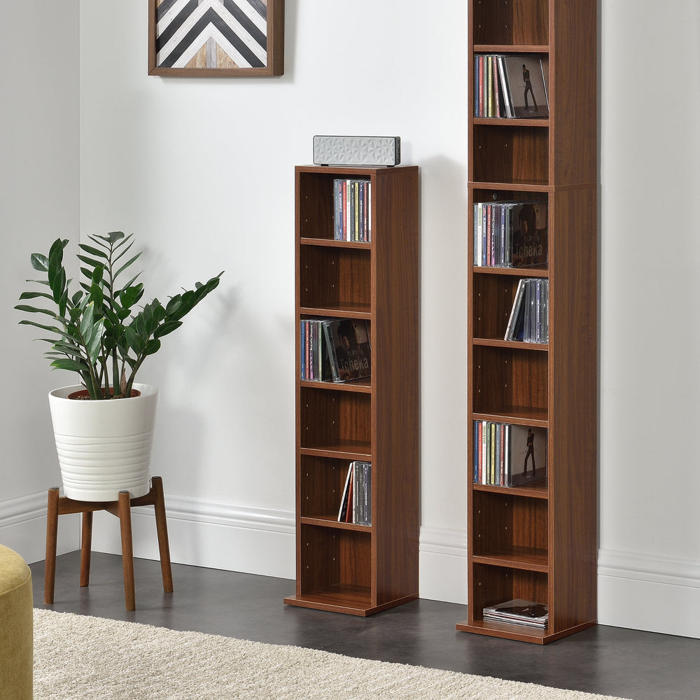CD-hylla Tynset 90x20x20 cm med 6 fack [en.casa] - premiumXL