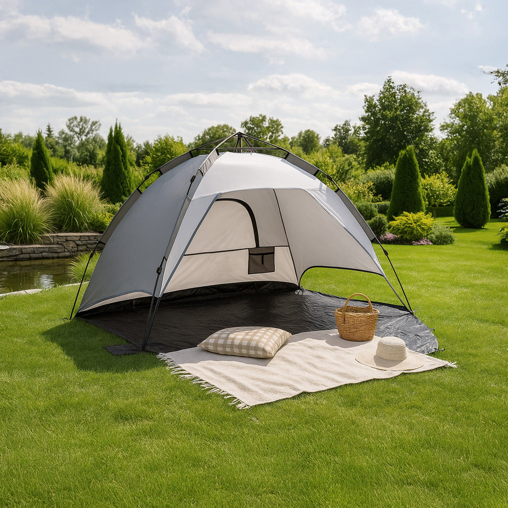 Strandskal Mullsjö Pop Up strandtält 215x135x140cm i olika färger[pro.tec]