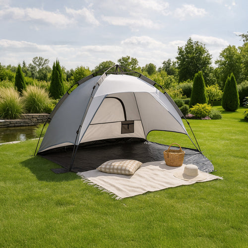 Strandskal Mullsjö Pop Up strandtält 215x135x140cm i olika färger[pro.tec]