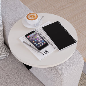 Soffbordsskiva Kuleskyd Ø34cm [en.casa]