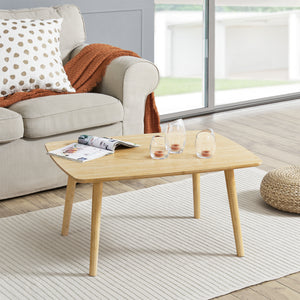 Soffbord Nurmijärvi 40x80x60 cm bambu [en.casa]