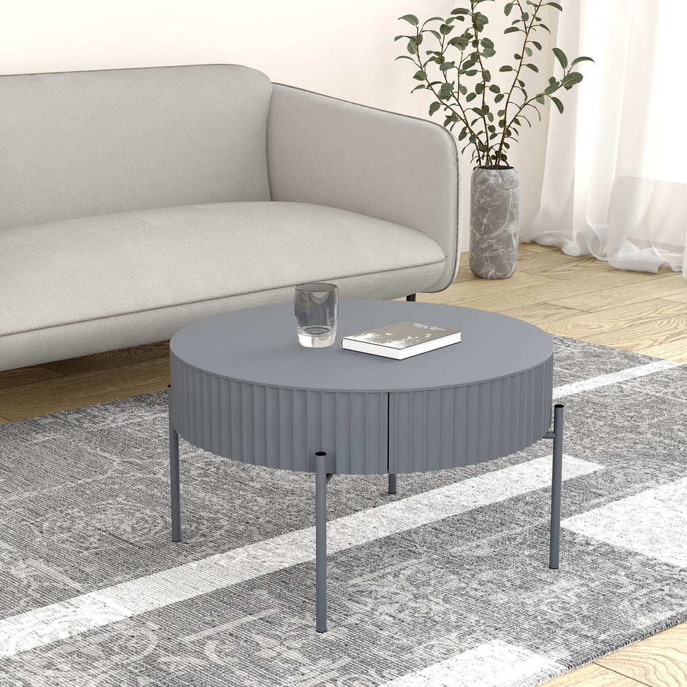 Soffbord Rill med låda [en.casa]