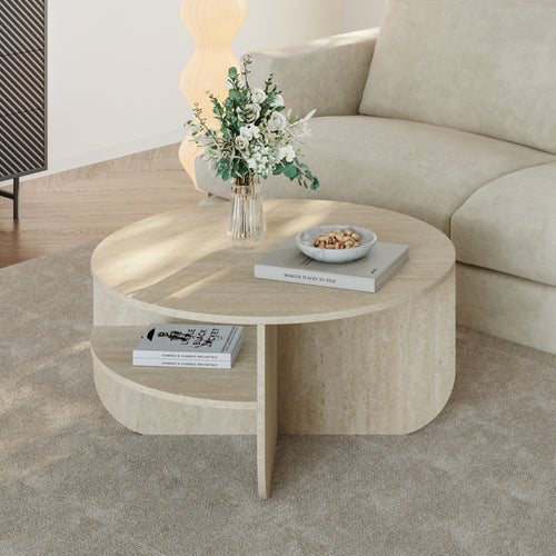 Soffbord Reykhon Ø80x41 cm [en.casa] 