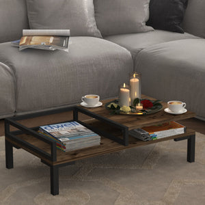 Soffbord Ibestad 90x50x28cm i olika färger [en.casa] - premiumXL