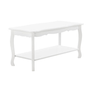 Soffbord Pearl 88x40x42 cm Shabby Chic stil Vit en.casa - premiumXL