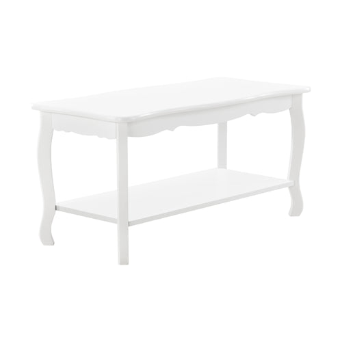 Soffbord Pearl 88x40x42 cm Shabby Chic stil Vit en.casa - premiumXL