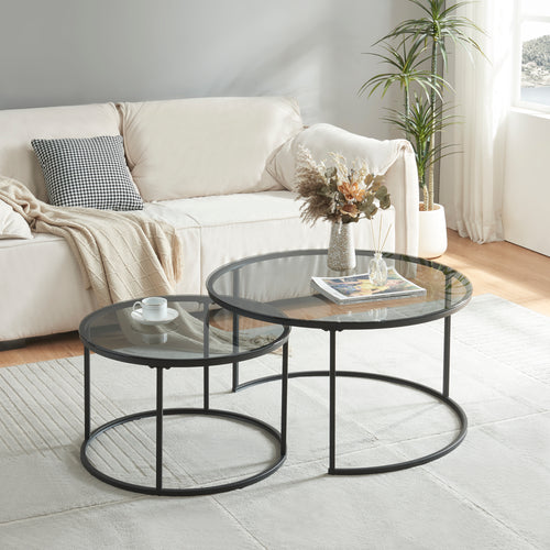 Sats med soffbord Kokkola [en.casa] - premiumXL