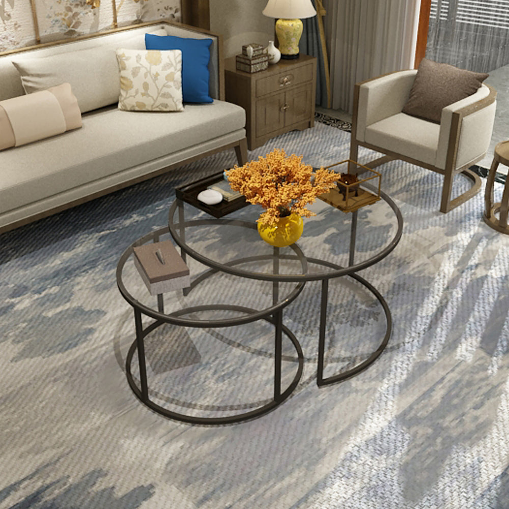 Sats med soffbord Kokkola [en.casa] - premiumXL