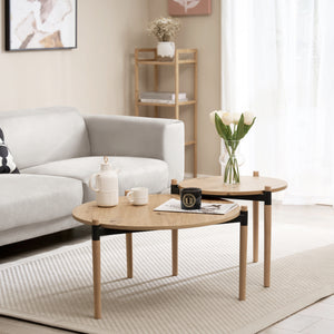 Soffbord Kristinestad i set natur [en.casa] - premiumXL