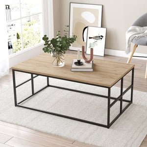 Soffbord Velendi 100x60x40 cm eklook/svart [en.casa] - premiumXL