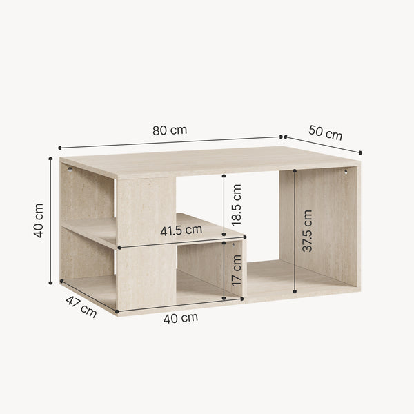 Soffbord Antaa 80x50x40 cm [en.casa]