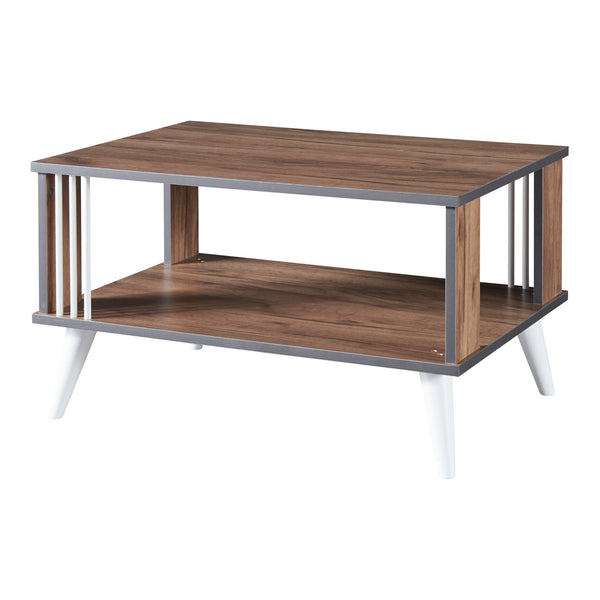 Soffbord Århus med hylla 40 x 70 x 50 cm i olika färger [en.casa]