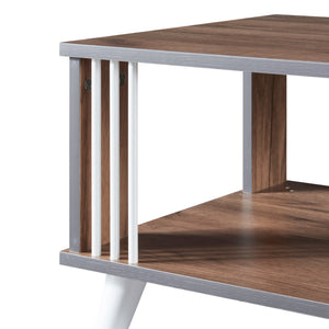 Soffbord Århus med hylla 40 x 70 x 50 cm i olika färger [en.casa]
