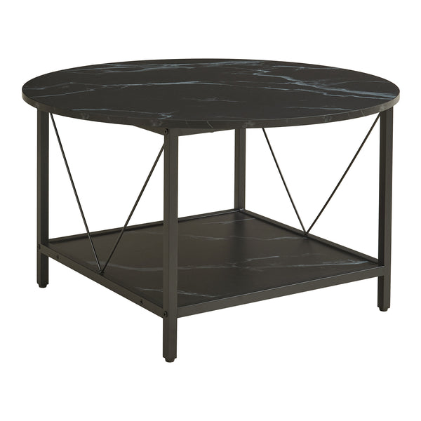 Soffbord Filem Ø80x46 cm [en.casa]