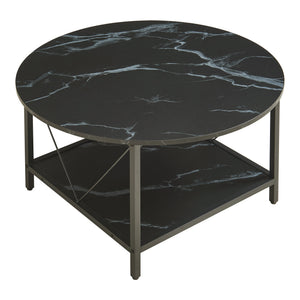 Soffbord Filem Ø80x46 cm [en.casa]