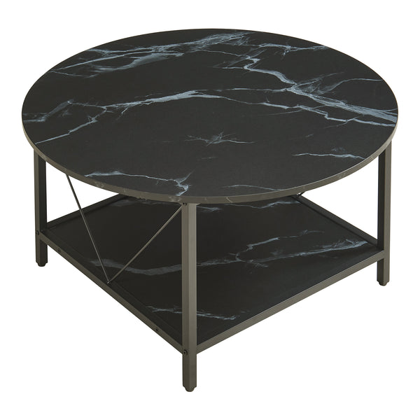 Soffbord Filem Ø80x46 cm [en.casa]