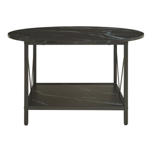 Soffbord Filem Ø80x46 cm [en.casa]