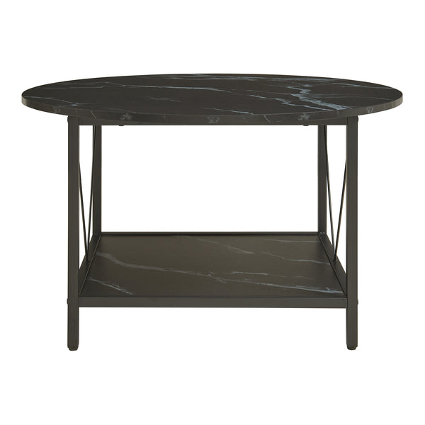 Soffbord Filem Ø80x46 cm [en.casa]