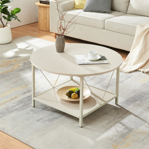 Soffbord Filem Ø80x46 cm [en.casa]