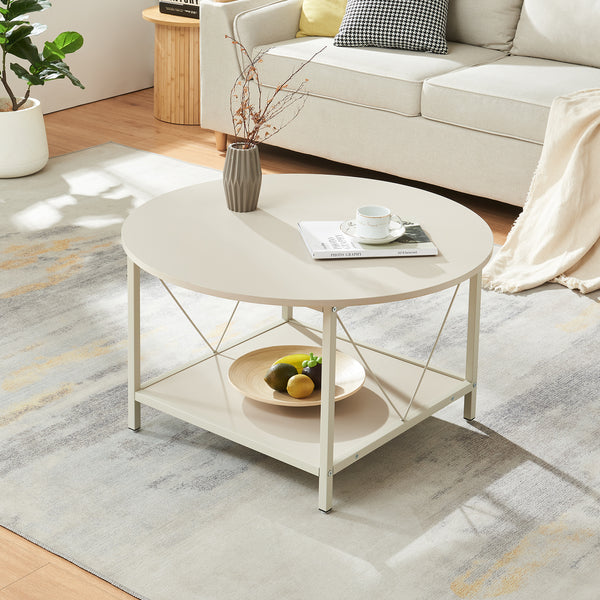 Soffbord Filem Ø80x46 cm [en.casa]