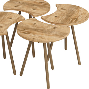 Soffbord Højer i 4-pack 48 x 45 x 32 cm olika färger [en.casa]