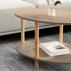 Soffbord Højreby 43x70x44 cm bok [en.casa] välj modell