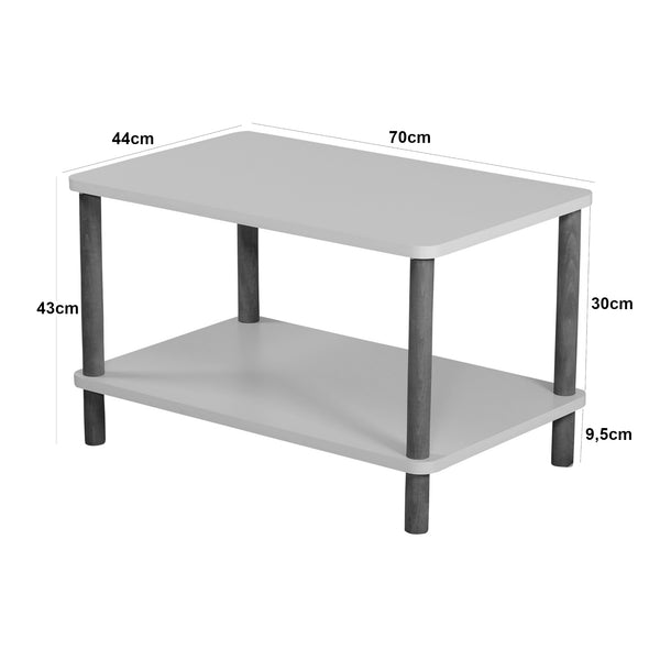 Soffbord Jelling 43x70x44 cm bok [en.casa] välj modell